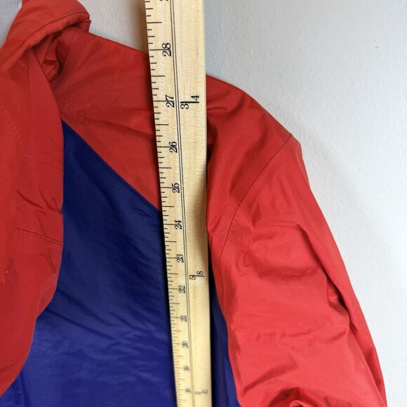 Patagonia Jacket Torrentshell H2NO Red Blue Small Windbreaker Hood Coat Men - Picture 6 of 12